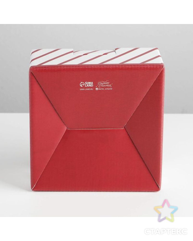 Коробка складная «Счастья», 30,7 × 22 × 9,5 см арт. СМЛ-163779-3-СМЛ0006971400 6