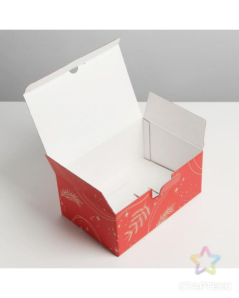 Коробка складная «Подарок для тебя», 22 × 15 × 10 см арт. СМЛ-163987-1-СМЛ0006971407 7