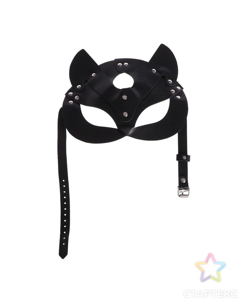 Карнавальная маска Кошка, цвет черный арт. СМЛ-191112-1-СМЛ0006972125 1