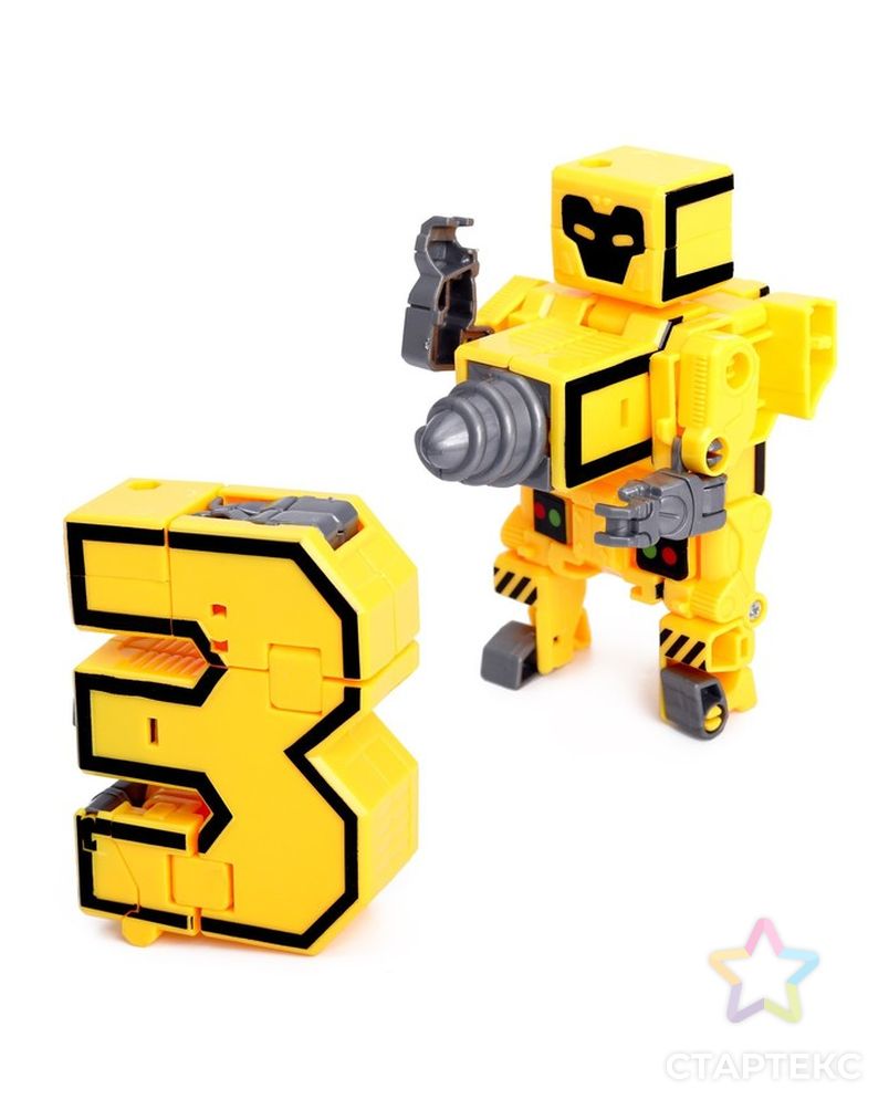 Набор роботов "Алфавит", трансформируются, 7 шт., собираются в 1 робота арт. СМЛ-200601-1-СМЛ0006975652 6