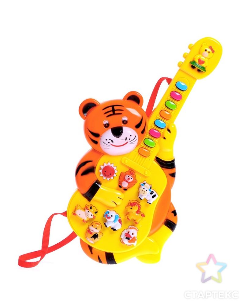 Музыкальная игрушка гитара "Тигрёнок", звуковые эффекты арт. СМЛ-197173-1-СМЛ0006975768 2