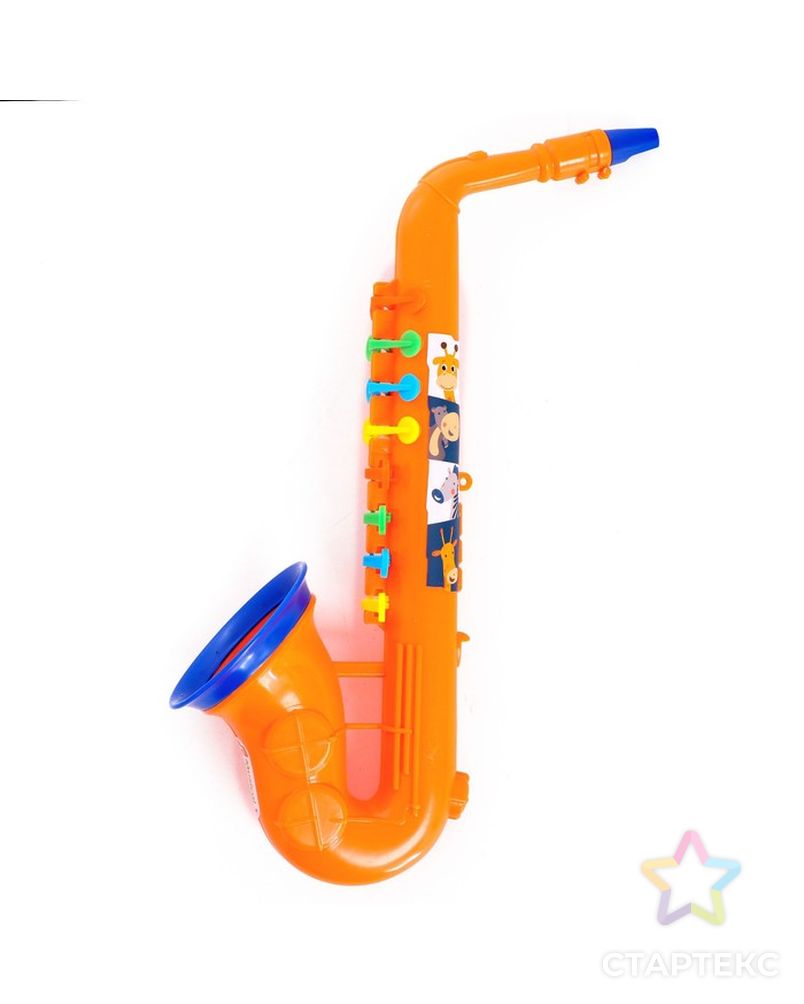 Игрушка музыкальная саксофон «Зверята», цвета МИКС арт. СМЛ-191047-1-СМЛ0006980909 2