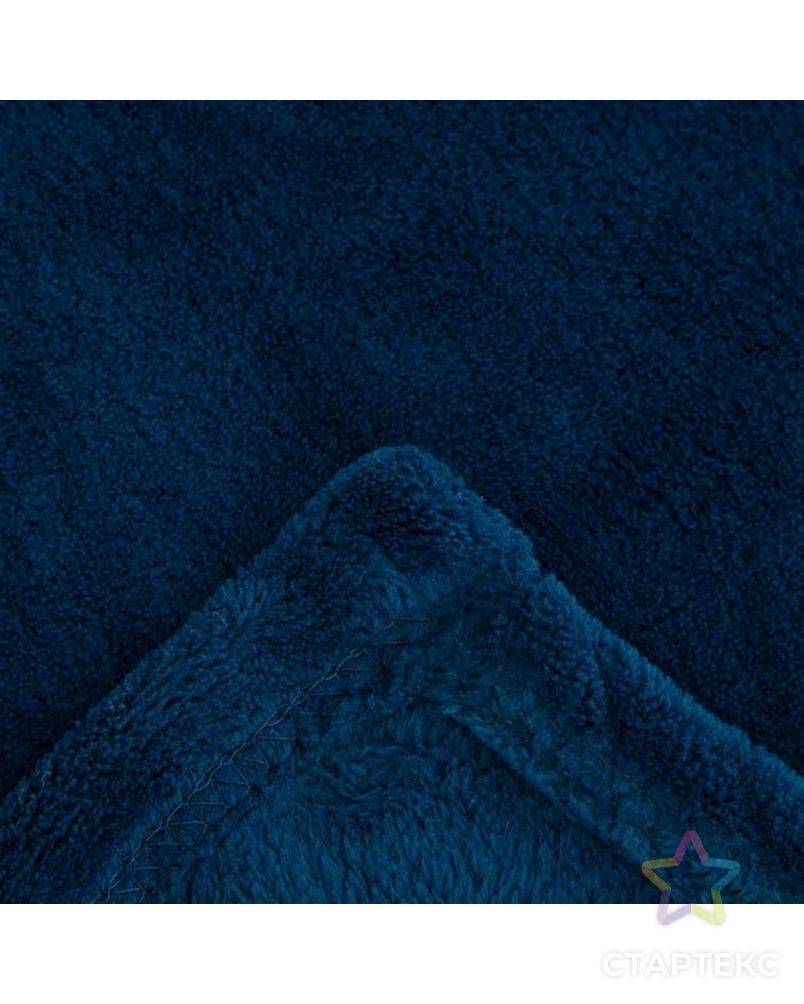 Плед с рукавами Этель 150*200 см, цв. темно-синий, 100% п/э, корал-флис, 220 гр/м2 арт. СМЛ-180949-1-СМЛ0006981163