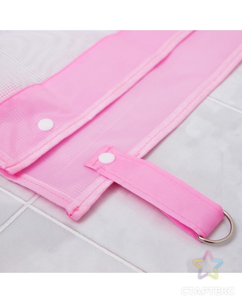 Сетка для хранения игрушек в ванной, цвет розовый арт. СМЛ-223557-1-СМЛ0006996126 5