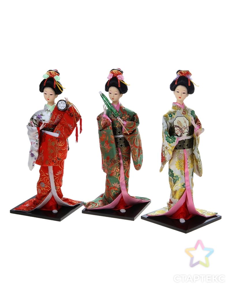 Кукла коллекционная "Японская танцовщица", МИКС арт. СМЛ-147565-1-СМЛ0000699930 2