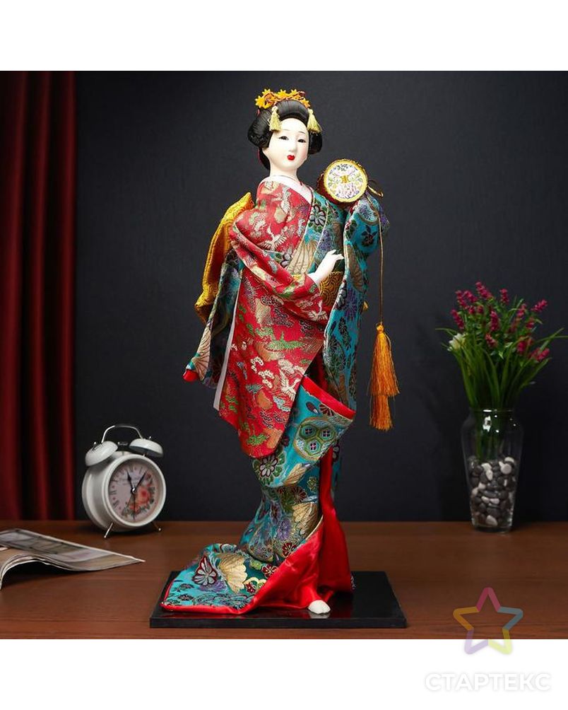 Кукла коллекционная "Японская танцовщица", МИКС арт. СМЛ-102052-1-СМЛ0000699932 1