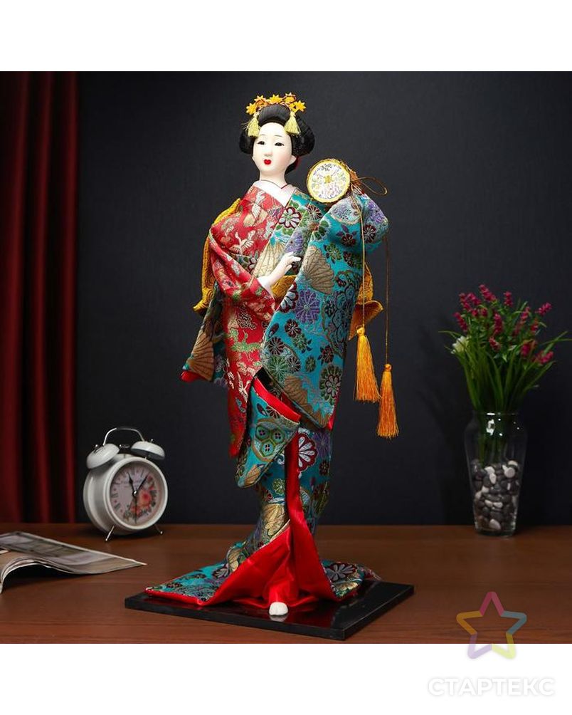 Кукла коллекционная "Японская танцовщица", МИКС арт. СМЛ-102052-1-СМЛ0000699932 6