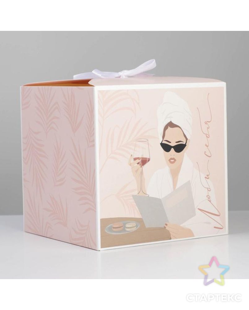 Коробка складная «SPA GIRL», 18 × 18 × 18 см арт. СМЛ-167131-1-СМЛ0007007587 2