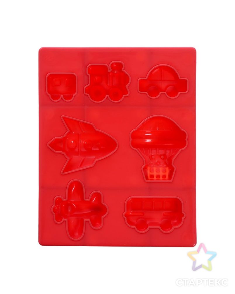 Набор для игры с пластилином «Весёлый транспорт», 4 баночки с пластилином арт. СМЛ-215358-1-СМЛ0007009669 2