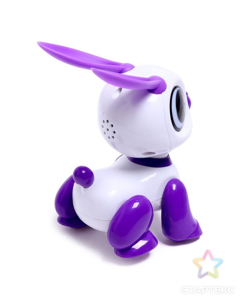 Робот - питомец "Кролик", световые и звуковые эффекты, работает от батареек арт. СМЛ-220958-1-СМЛ0007010682 3