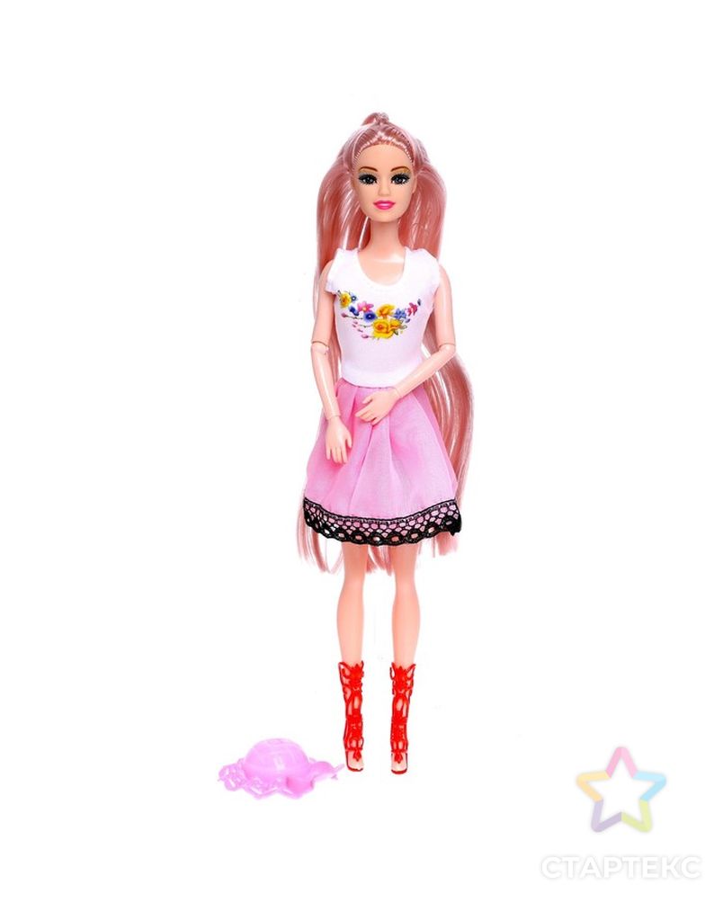 Кукла модель шарнирная "Анастасия" в платье, с аксессуарами, МИКС арт. СМЛ-199522-1-СМЛ0007013645 3