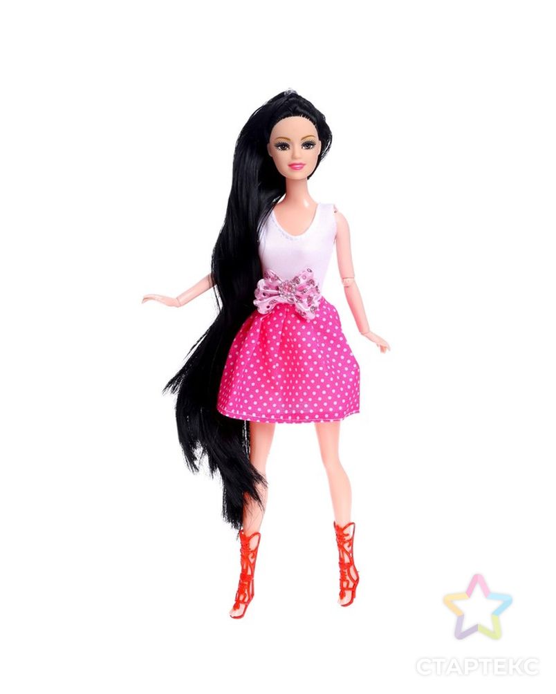 Кукла модель шарнирная "Анастасия" в платье, с аксессуарами, МИКС арт. СМЛ-199522-1-СМЛ0007013645 9