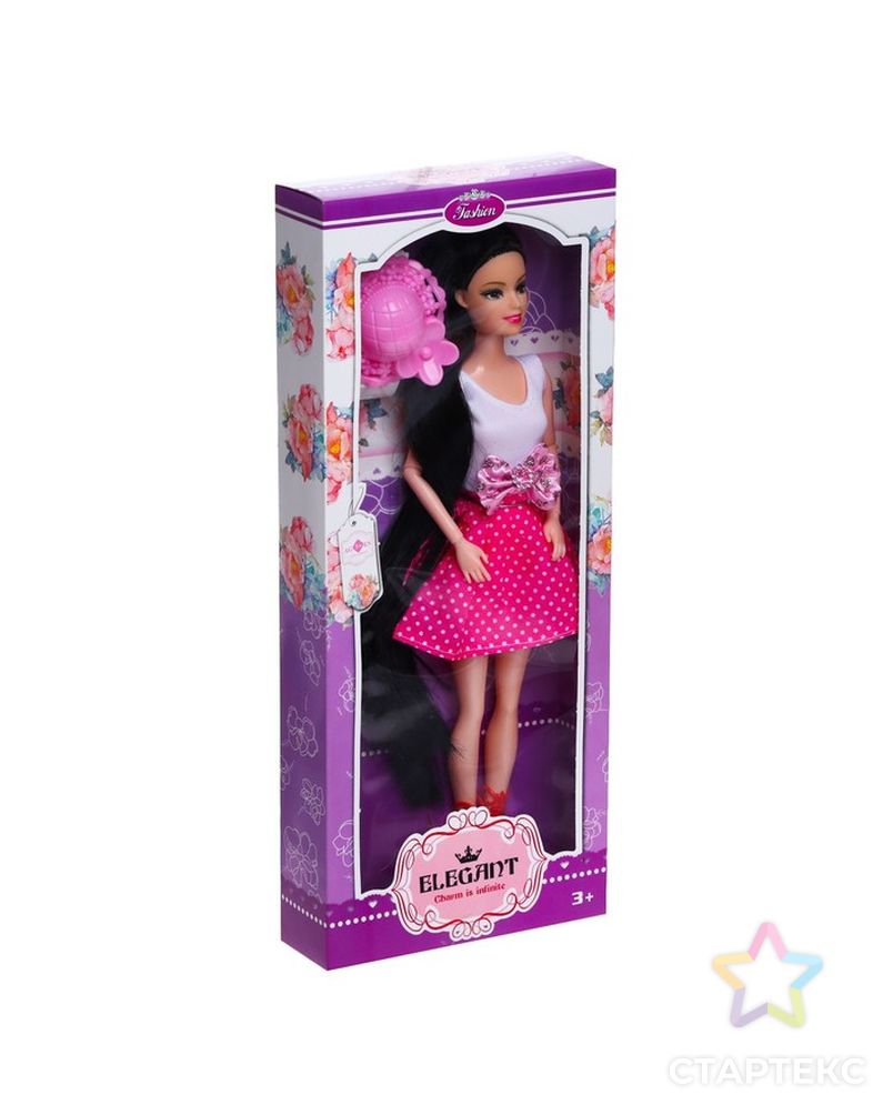 Кукла модель шарнирная "Анастасия" в платье, с аксессуарами, МИКС арт. СМЛ-199522-1-СМЛ0007013645 10