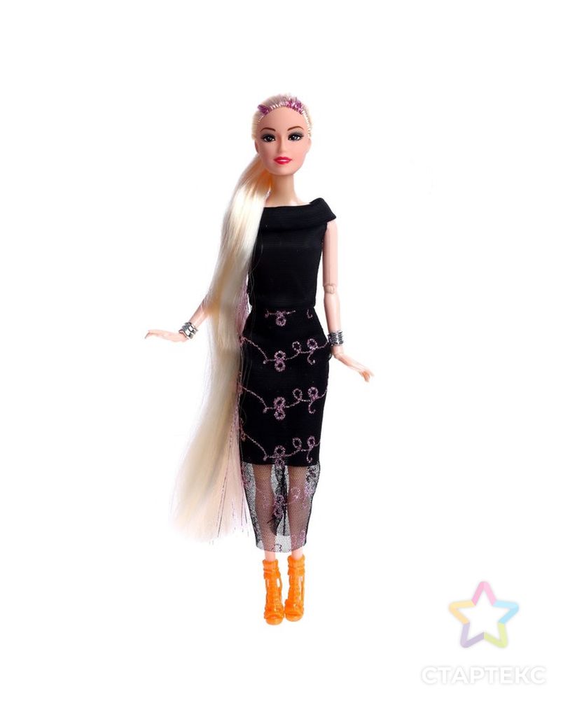 Кукла модель шарнирная "Дженнифер" в платье, с аксессуарами МИКС арт. СМЛ-199523-1-СМЛ0007013646 2