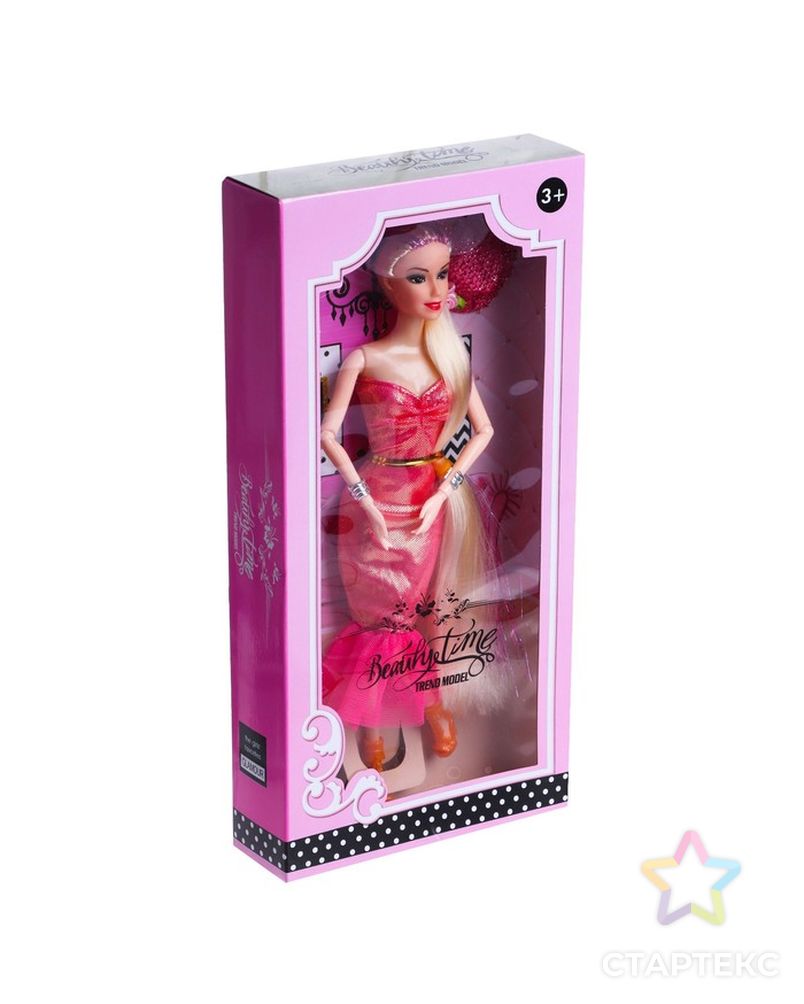 Кукла модель шарнирная "Дженнифер" в платье, с аксессуарами МИКС арт. СМЛ-199523-1-СМЛ0007013646 4
