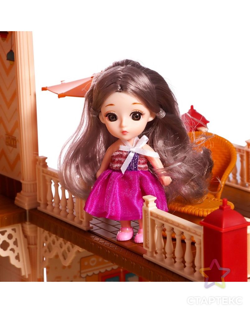 Дом для кукол "Мой милый дом" с куклой 2шт, 209 дет., с аксессуарами арт. СМЛ-230632-1-СМЛ0007015841 5