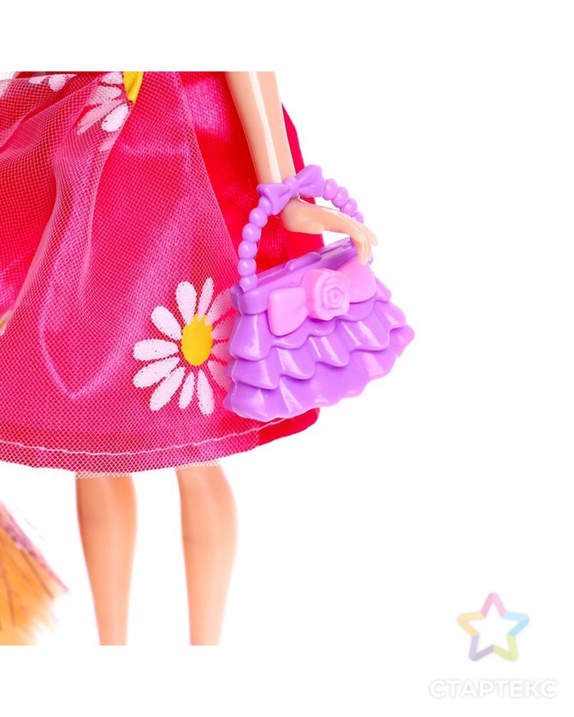 Кукла модель шарнирная "Кира" в платье, с аксессуарами, МИКС арт. СМЛ-199528-1-СМЛ0007023865 2
