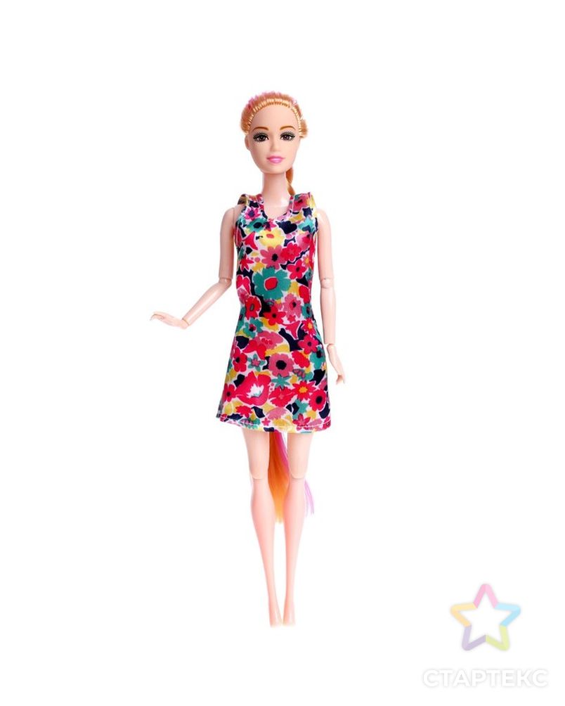 Кукла модель шарнирная "Мира" в платье, МИКС арт. СМЛ-199529-1-СМЛ0007023869 3