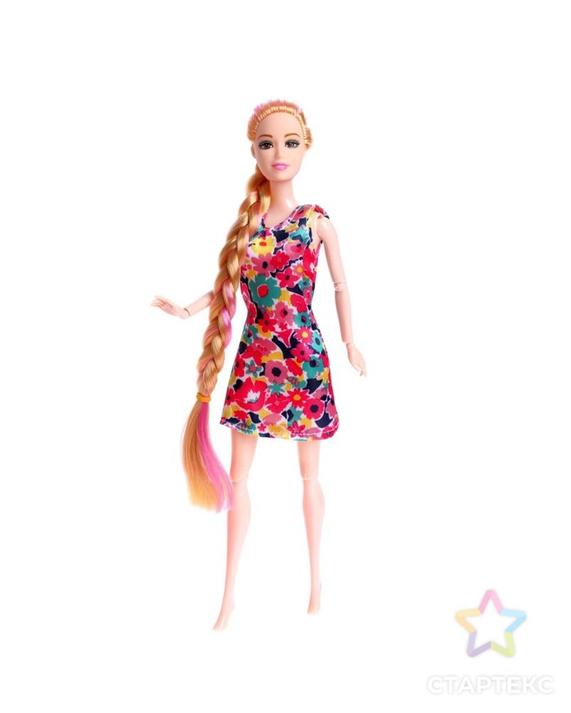Кукла модель шарнирная "Мира" в платье, МИКС арт. СМЛ-199529-1-СМЛ0007023869 4