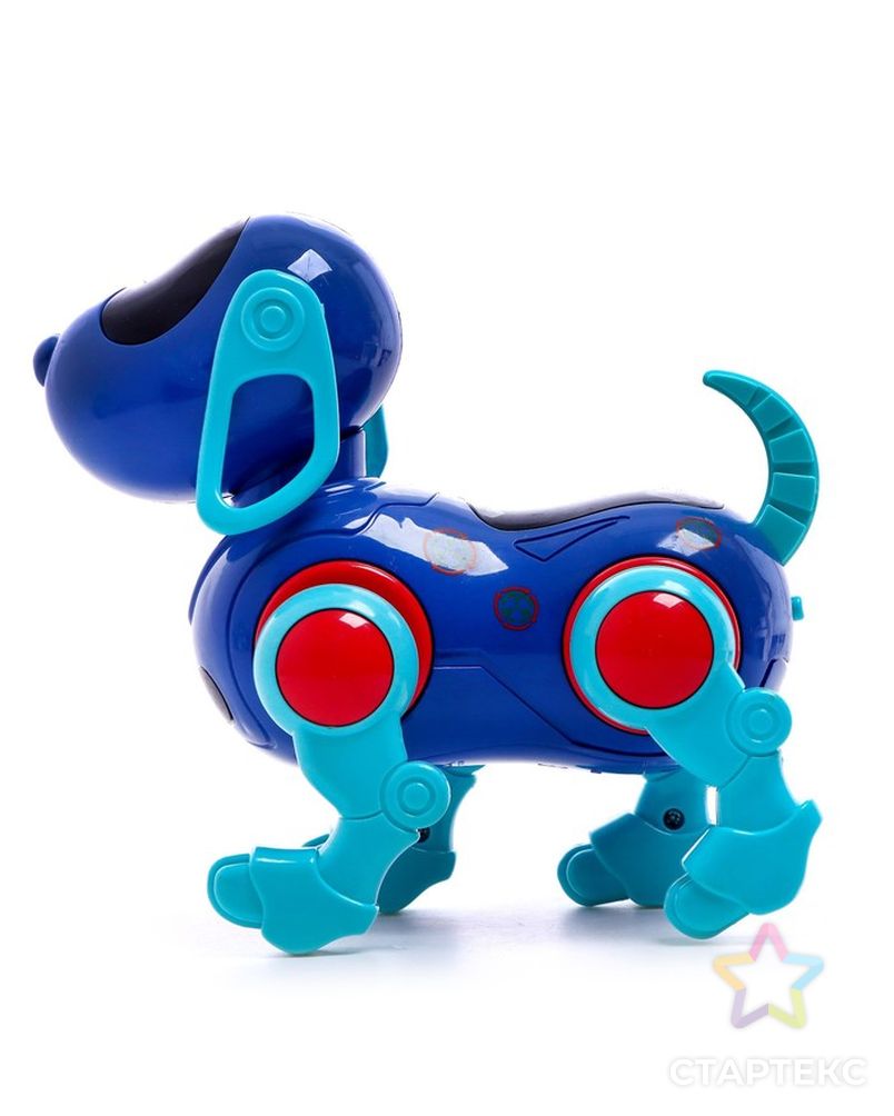 WOOW TOYS Собака "IQ DOG", ходит, поет, работает от батареек, цвет синий арт. СМЛ-192467-1-СМЛ0007024611 2