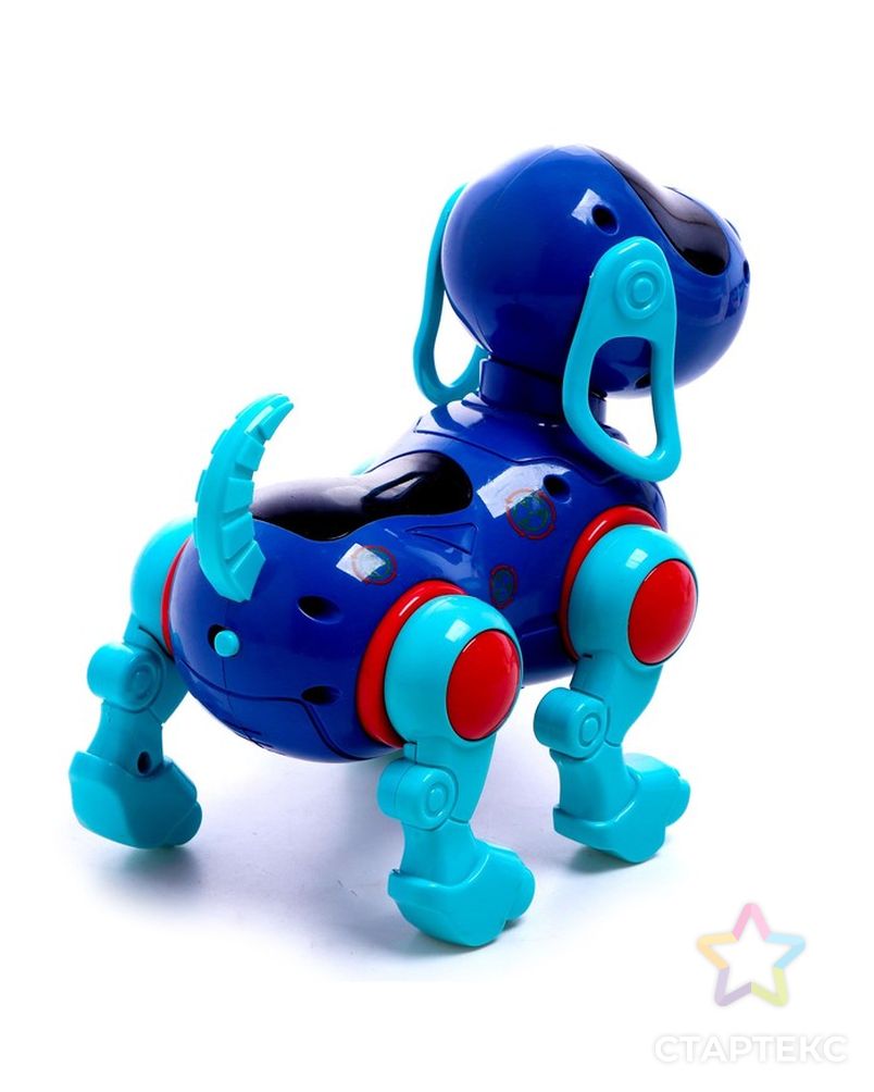 WOOW TOYS Собака "IQ DOG", ходит, поет, работает от батареек, цвет синий арт. СМЛ-192467-1-СМЛ0007024611 3