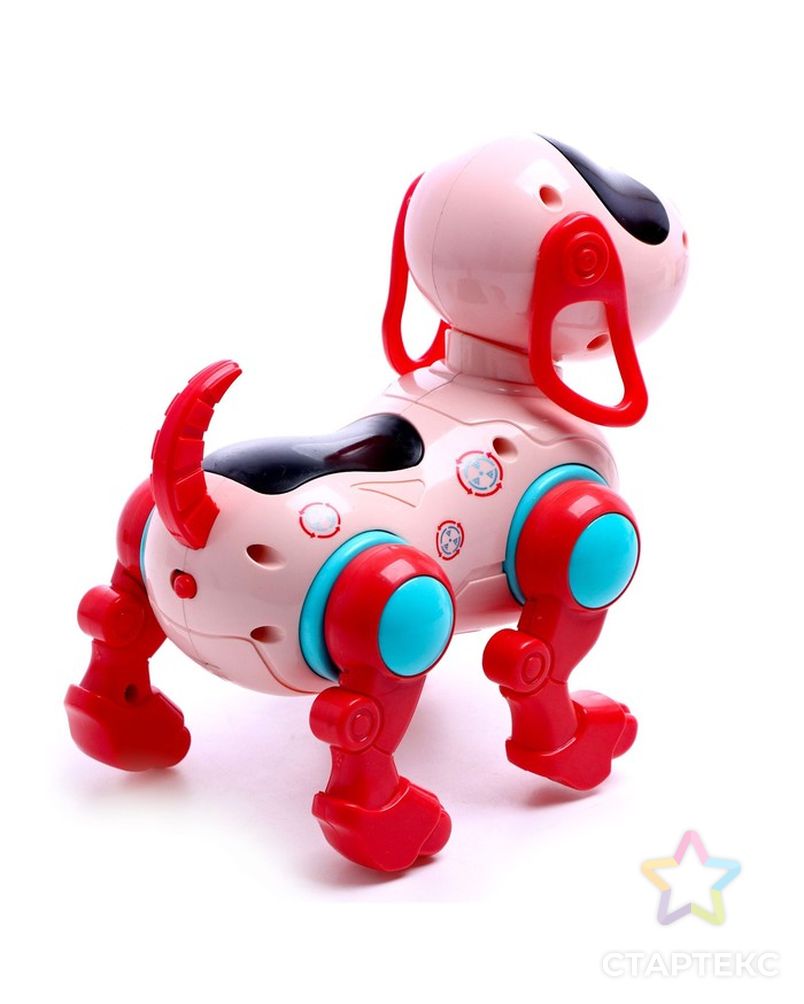 WOOW TOYS Собака "IQ DOG", ходит, поет, работает от батареек, цвет розовый арт. СМЛ-193737-1-СМЛ0007024612 3