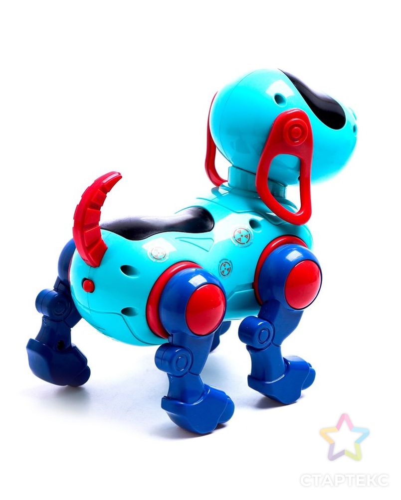 WOOW TOYS Собака "IQ DOG", ходит, поет, работает от батареек, цвет голубой арт. СМЛ-193738-1-СМЛ0007024613 3