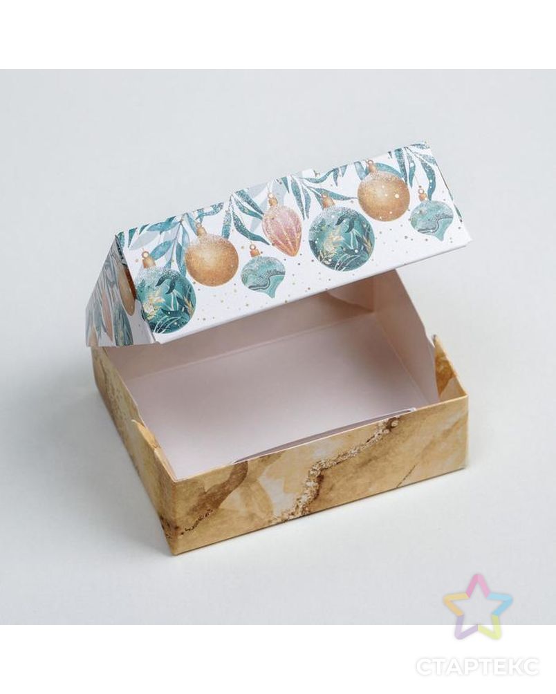 Коробка для капкейков  «Новогодние сладости»  17 х 25 х 10см арт. СМЛ-163801-2-СМЛ0007028532 3