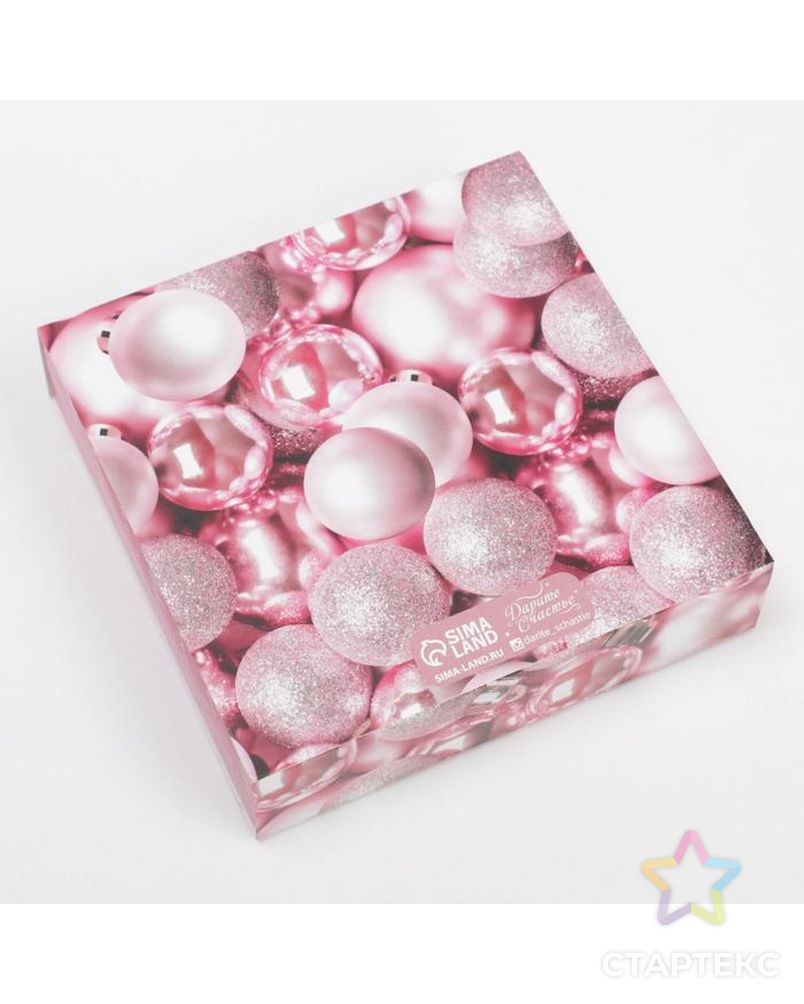 Коробка под 9 конфет с ячейками «Уютных моментов» 14,5 х 14,5 х 3,5 см арт. СМЛ-166567-1-СМЛ0007029262 4