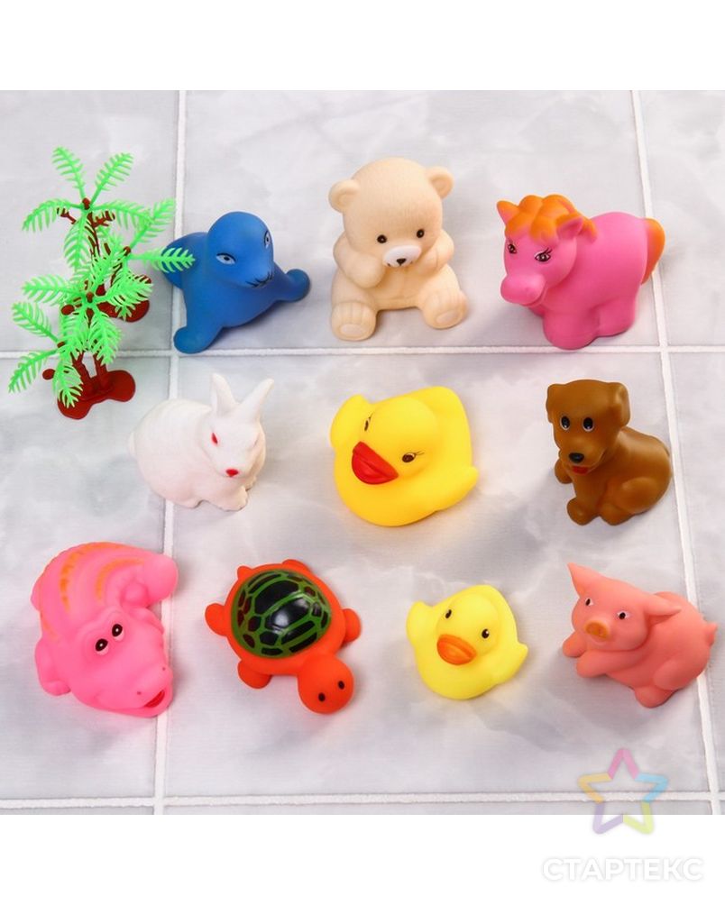 Набор игрушек для игры в ванне «На острове», арт. СМЛ-230640-1-СМЛ0007038978 1