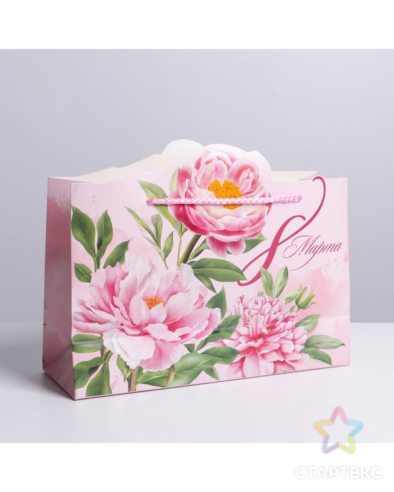 Пакет подарочный «Расцветай»,  30 × 23 × 10 см арт. СМЛ-192003-1-СМЛ0007039850 2