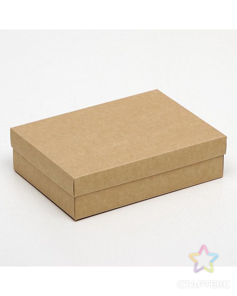 Коробка картонная без окна, крафт, 21 х 15 х 5 см, набор 5 шт. арт. СМЛ-157526-1-СМЛ0007041822 3
