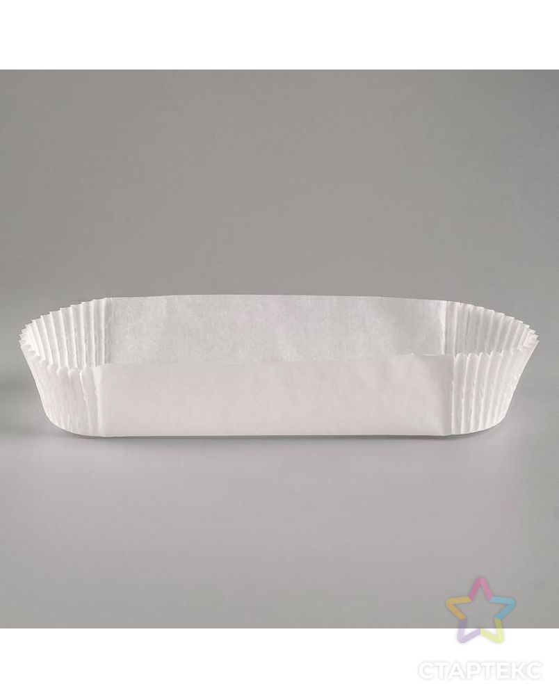 Форма для выпечки белая, форма овал, 3,4 х 13,6 х 2,7 см, набор 1000 шт. арт. СМЛ-157449-1-СМЛ0007042091 2