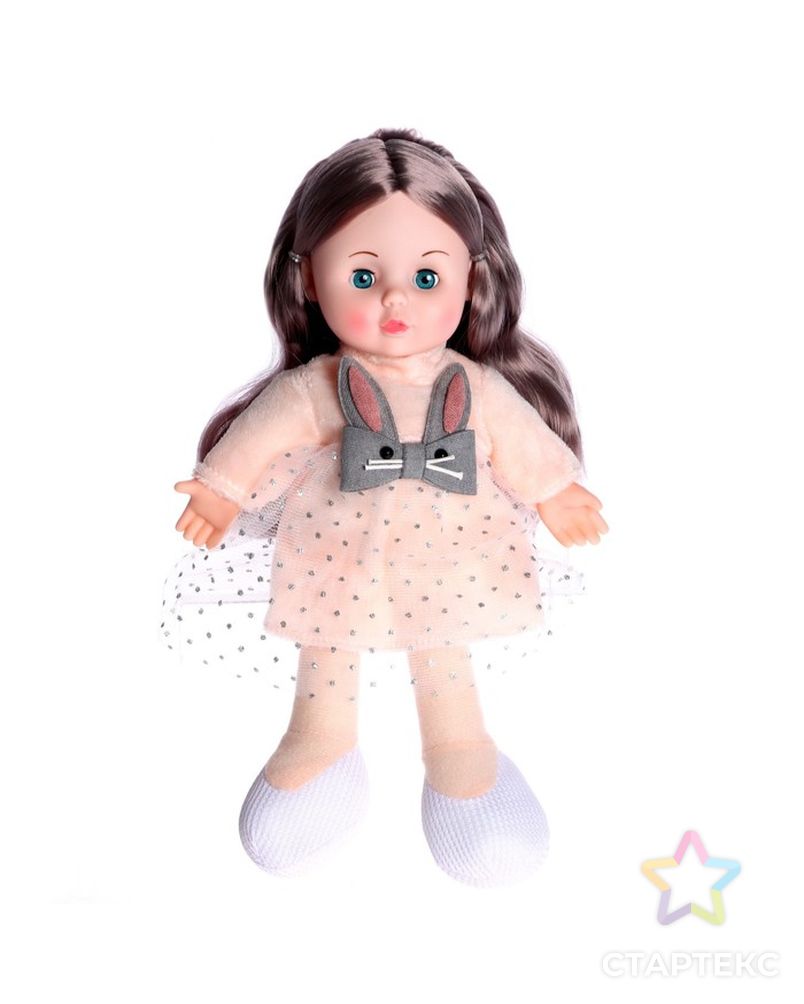 Кукла мягконабивна "Милышка" 32 см, со звуком, в платье арт. СМЛ-220992-1-СМЛ0007042178 1