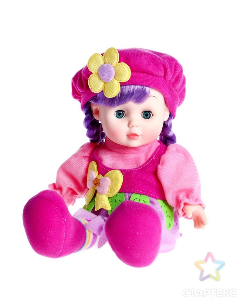 Кукла мягконабивна "Малышка Кэтти" 31 см, со звуком, в платье арт. СМЛ-220995-1-СМЛ0007042181 2