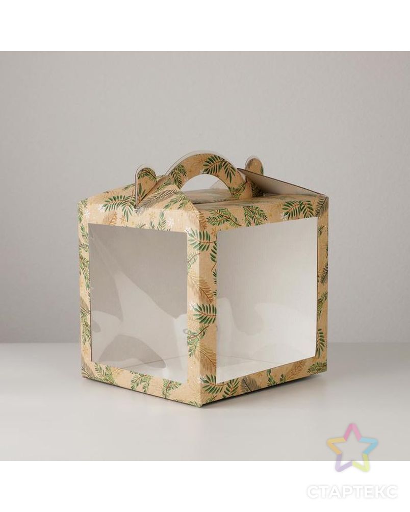 Коробка кондитерская с окном, сундук, «Сказка» 20 х 20 х 20 см арт. СМЛ-170446-1-СМЛ0007045777 3