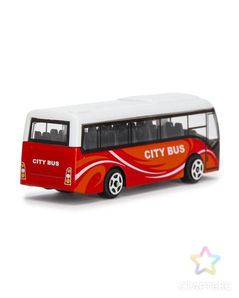 Автобус металлический «Междугородний», масштаб 1:64, цвет красный арт. СМЛ-155351-1-СМЛ0007054530 2
