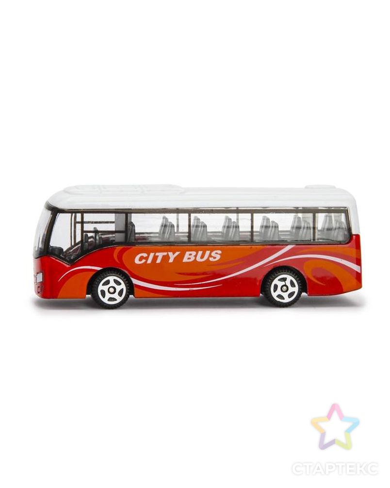 Автобус металлический «Междугородний», масштаб 1:64, цвет красный арт. СМЛ-155351-1-СМЛ0007054530 3