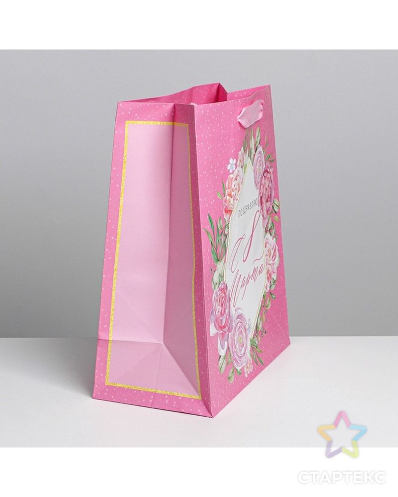 Пакет ламинированный «Розовые мечты», ML 23 × 27 × 11,5 см арт. СМЛ-193972-1-СМЛ0007059440 2