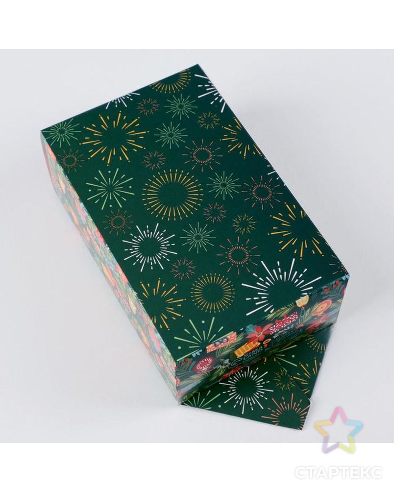 Сборная коробка‒конфета «Новогодняя ёлка», 18 × 28 × 10 см арт. СМЛ-180098-3-СМЛ0007060232 2