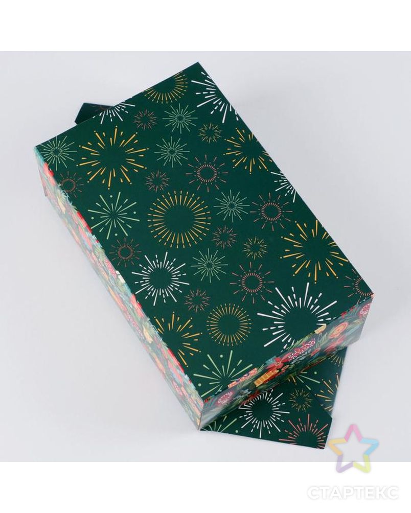 Сборная коробка‒конфета «Новогодняя ёлка», 18 × 28 × 10 см арт. СМЛ-180098-2-СМЛ0007060237 2