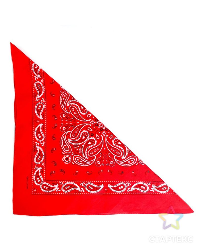 Бандана «Огурцы», красный арт. СМЛ-213141-1-СМЛ0007060302 2