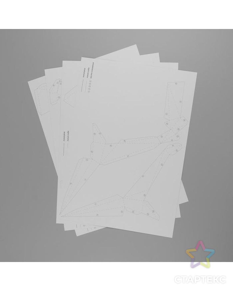 Набор для создания полигональной фигуры «Единорог», 32,5 х 44 см арт. СМЛ-161706-1-СМЛ0007061416 3