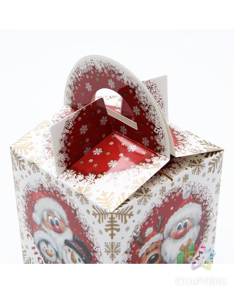Подарочная коробка "Зимняя сказка", 14 х 14 х 14 см арт. СМЛ-164329-1-СМЛ0007063696 3