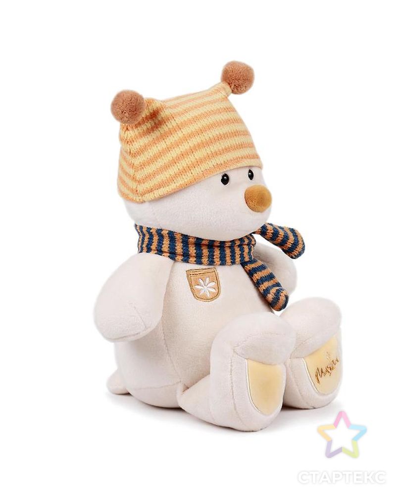 Мягкая игрушка «Медведь Masha» в шапке, 30 см арт. СМЛ-158168-1-СМЛ0007077506 2