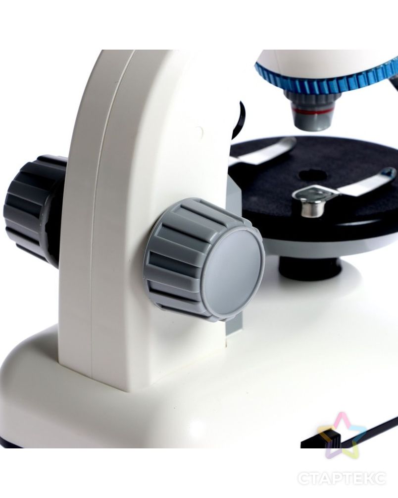 ЭВРИКИ "Лабораторный микроскоп", белый, вращающийся микроскоп с подствекой арт. СМЛ-219931-1-СМЛ0007081517 4
