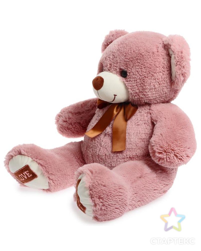 Мягкая игрушка «Медведь Амур», цвет пудровый, 70 см арт. СМЛ-161475-1-СМЛ0007081809 2