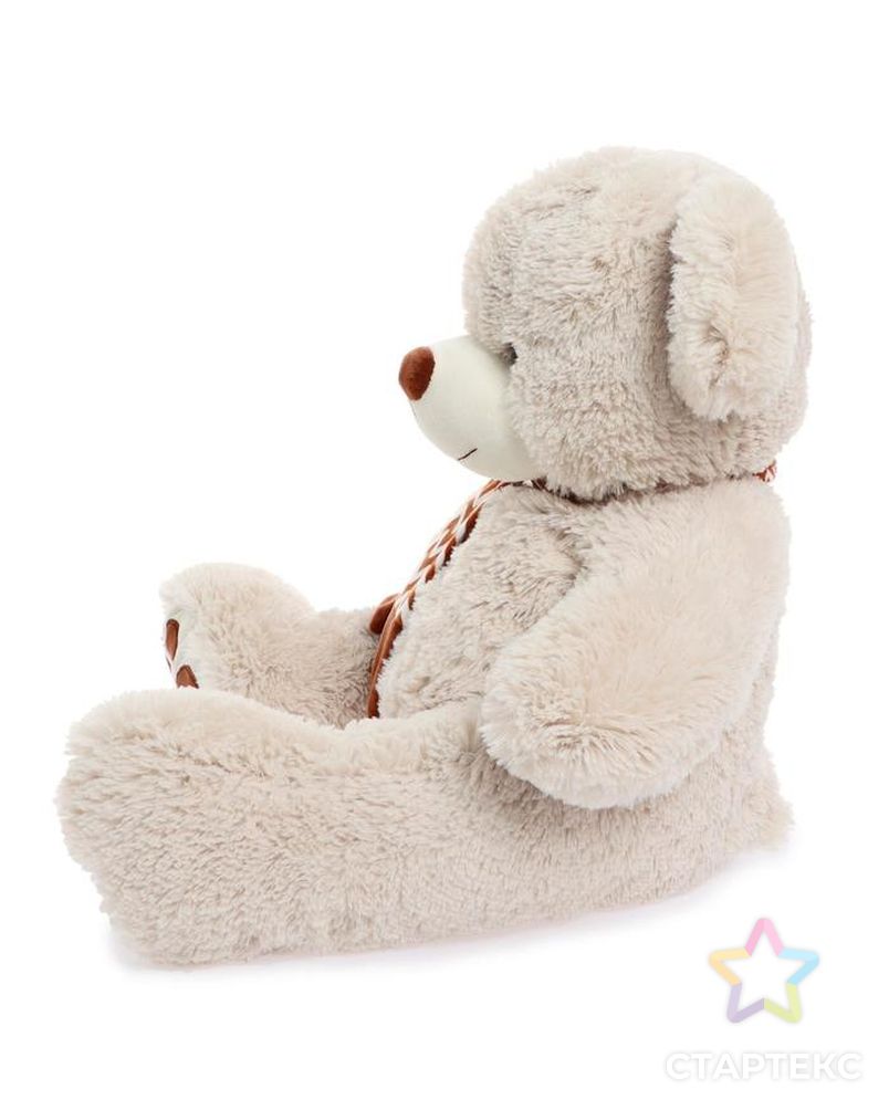 Мягкая игрушка «Медведь Макс», цвет латте, 70 см арт. СМЛ-161476-1-СМЛ0007081810 3