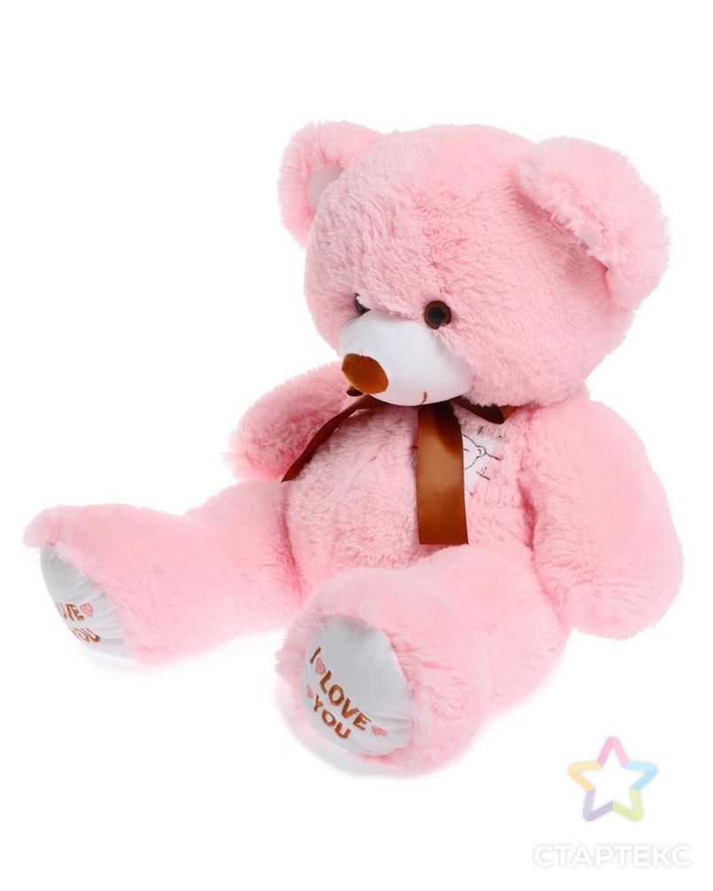 Мягкая игрушка «Медведь Топтыжка», цвет розовый, 70 см арт. СМЛ-167269-1-СМЛ0007081811 2