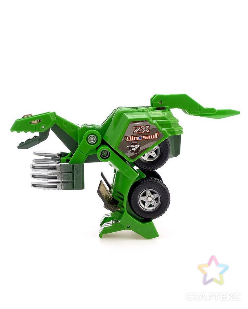 Робот с трансформацией «Динобот», световые и звуковые эффекты, цвета зелёный арт. СМЛ-155484-1-СМЛ0007104120 3